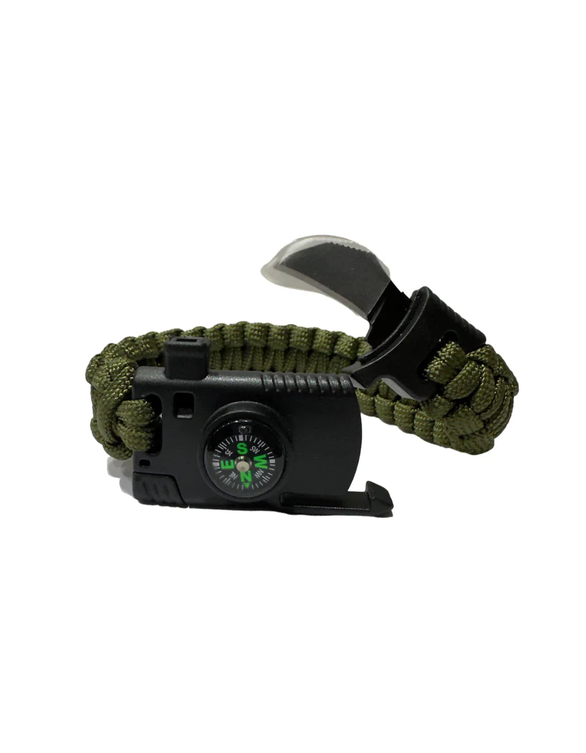 Adventure Hut Outdoor Paracord Survival Bracelet with Compass & Multi-Use Buckle (BRC 01 )