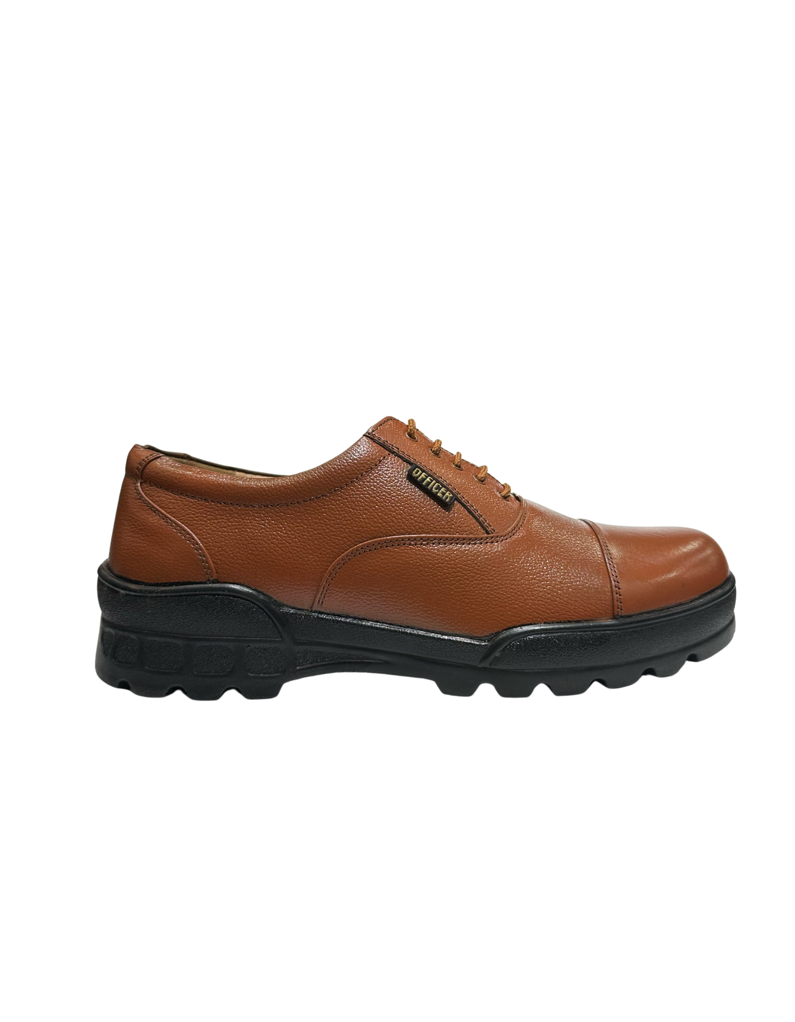 DMS Cut Police Commando Shoes – Brown Tactical Leather Army Footwear