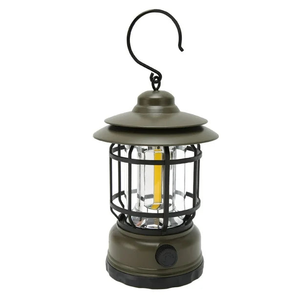 Portable Outdoor Tent Lamp, Lightweight USB Rechargeable Camping Lantern for Fishing (Green) - The Adventure Hut
