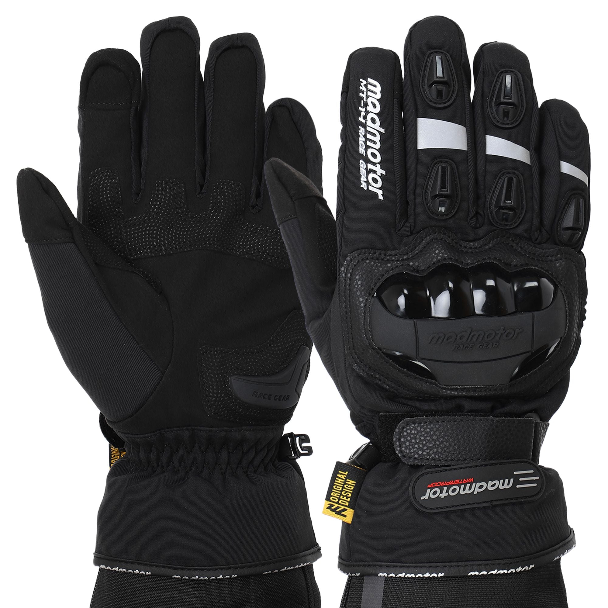 Biking Gloves MT-14 (Black) - The Adventure Hut