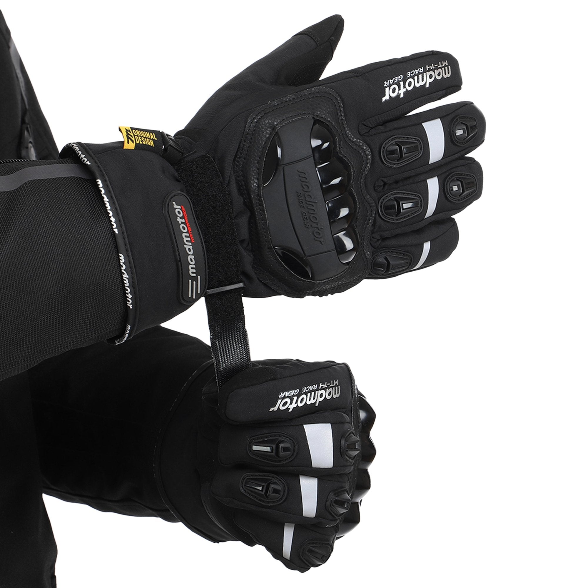 Biking Gloves MT-14 (Black) - The Adventure Hut
