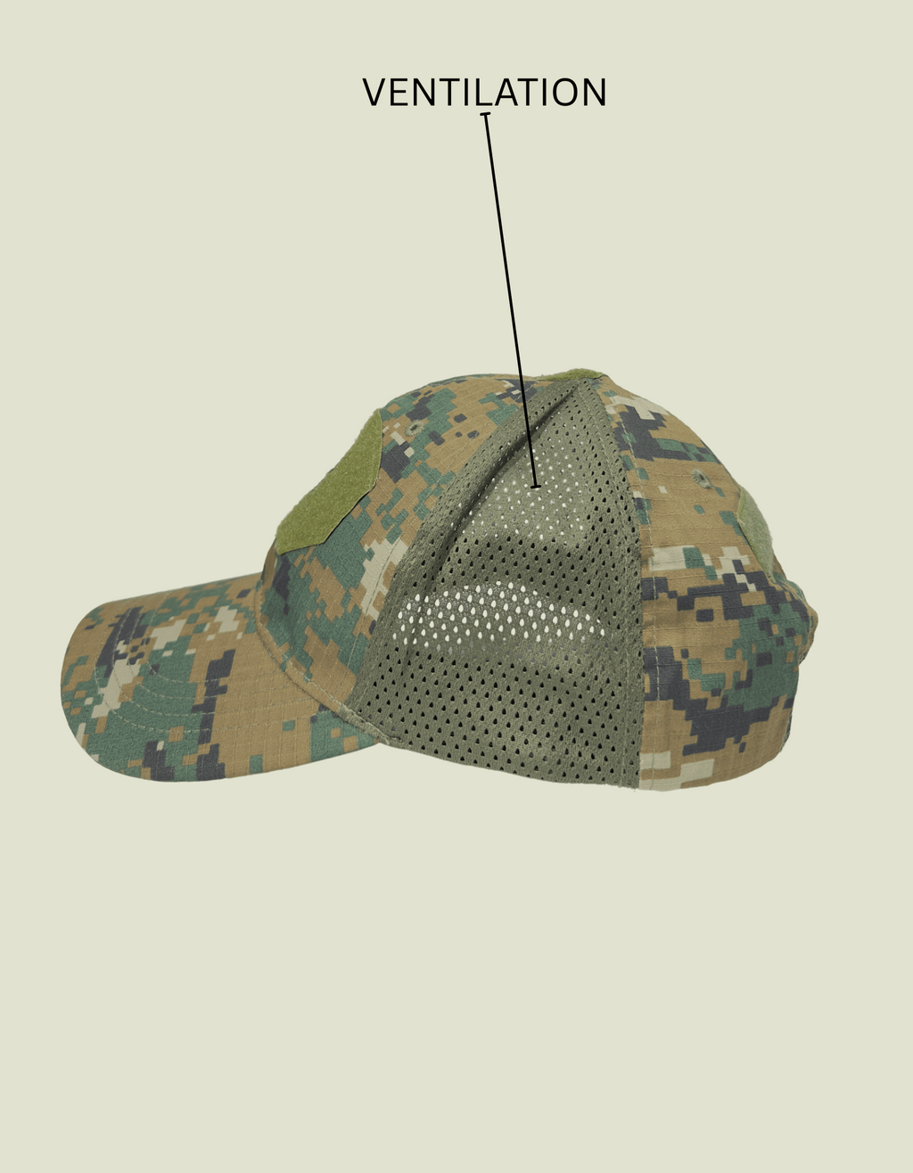 Cobra Print Army Breathable Mesh Fabric Lightweight Outdoor Tactical Sun Cap - The Adventure Hut