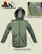 Adventure Hut Tactical Winter Jacket – Army Green Insulated Outdoor Wear - The Adventure Hut