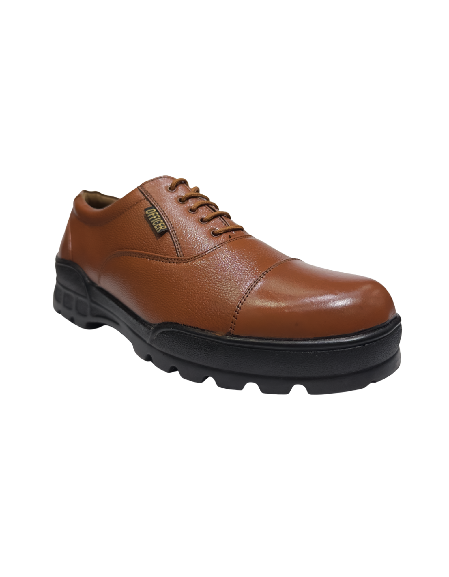 DMS Cut Police Commando Shoes – Brown Tactical Leather Army Footwear