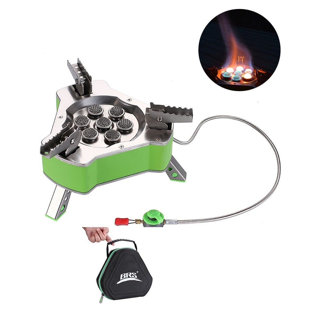 BRS-71A Portable Outdoor Camping Stove Butagas LPG Gas Cooking 9800W Picnic Gas Stove Butane Gas Bruciatore