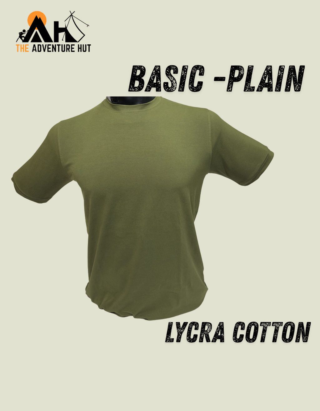 Adventure Hut Black Dry Cool Tec T-Shirt | Quick-Dry Sports & Trekking Wear