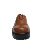 DMS Cut Police Commando Shoes – Brown Tactical Leather Army Footwear - The Adventure Hut