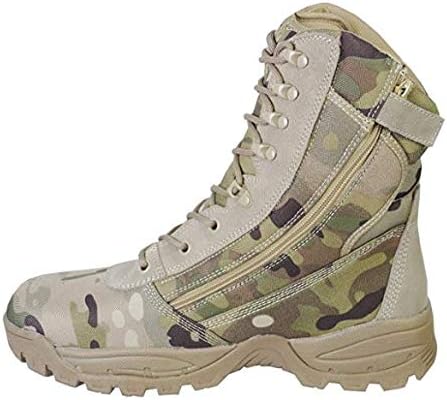 Men's Military Combat Boots Outdoor Training High-top Field Sports Desert Boots (Camouflage) - The Adventure Hut