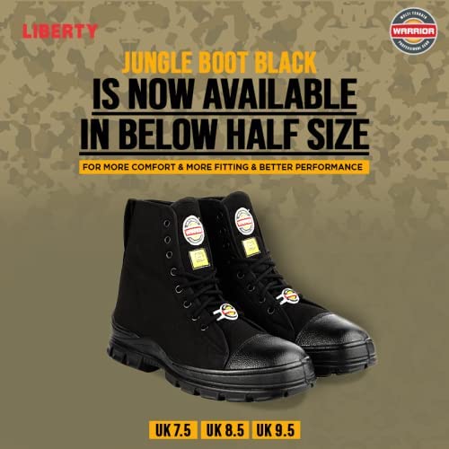 Liberty Warrior 88-46HSTG Jungle Boot for Men (Black) - The Adventure Hut