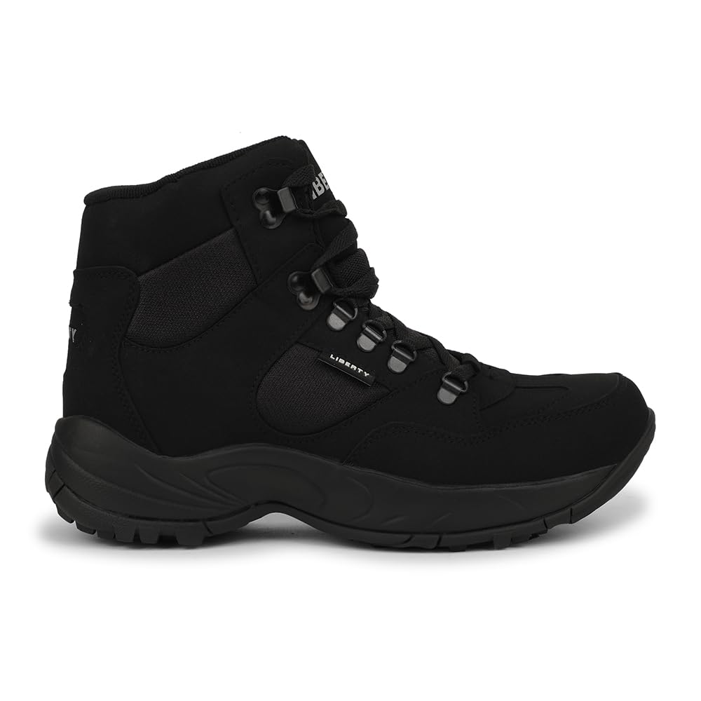 Liberty Freedom EVEREST-Black Safety Shoes for Men with EVA Sole | Comfortable & Durable - The Adventure Hut