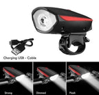 2-in-1 Rechargeable with (3 Modes)|Cycle Lights Rechargeable Waterproof (140 dB) LED Front Light | THE ADVENTURE HUT