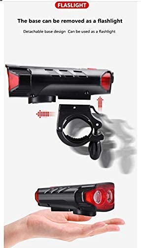 Solar USB Rechargeable Bike Light | 300 Lumens, 5 Modes & 120dB Horn | THE ADVENTURE HUT
