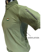 OG T-Shirt with India Flag – Half Sleeve Cotton Tee for Everyday Wear - The Adventure Hut