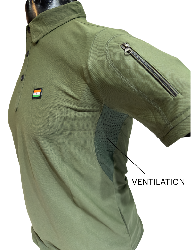 OG T-Shirt with India Flag – Half Sleeve Cotton Tee for Everyday Wear