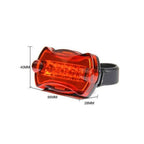 High Intensity Red Bicycle Tail 6 Modes Back Bike Flashing Warning Lamp | THE ADVENTURE HUT