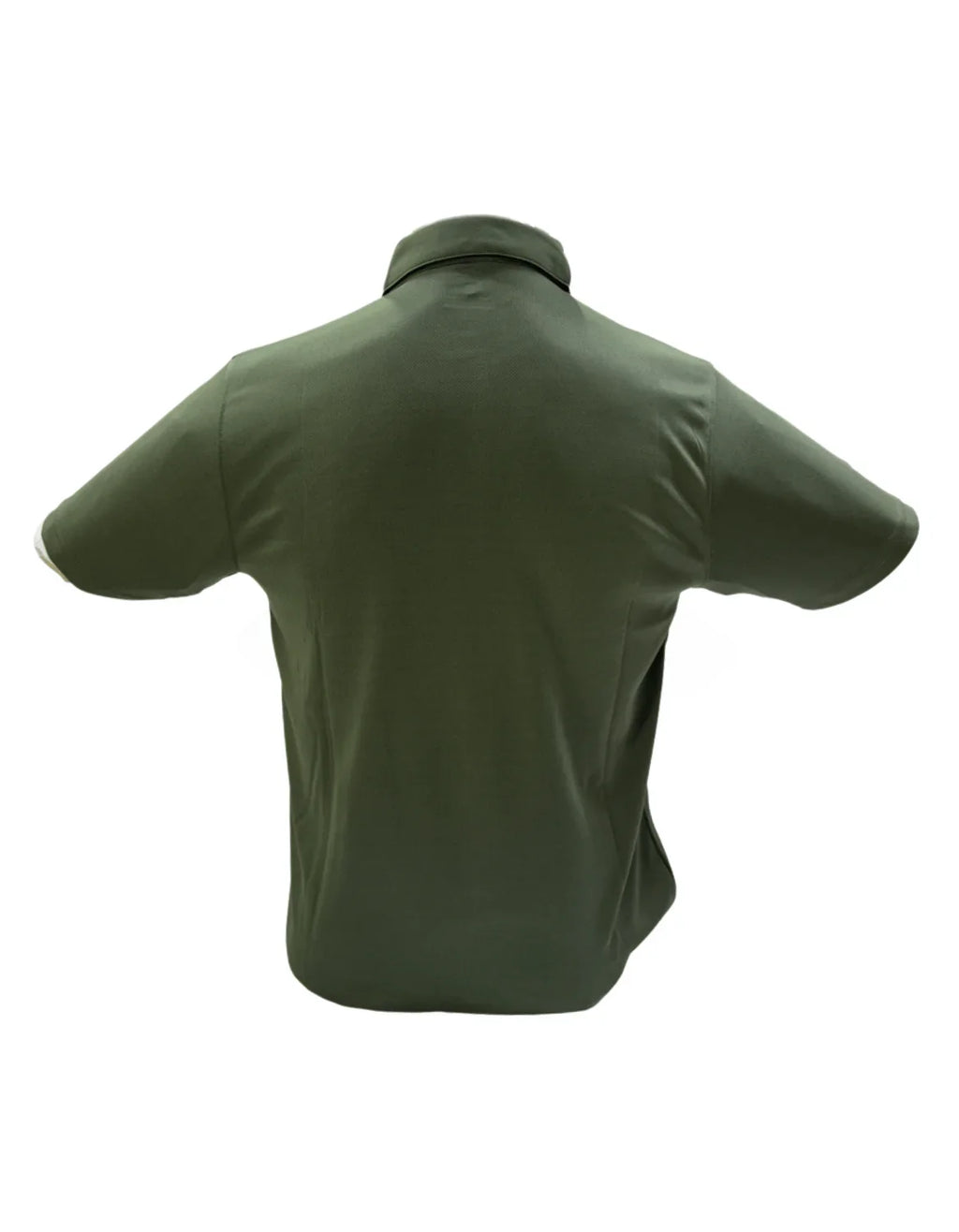 Adventure Hut Indian Army Olive Green Polo T-Shirt | Netted Poly Fabric with Chest Pocket & Logo Print