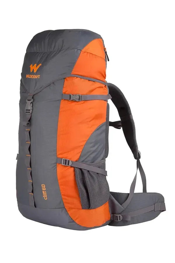 Wildcraft Cliff 60 Ltrs Black Rucksack (8903338073819) (Extra Large Size) (11232) - The Adventure Hut