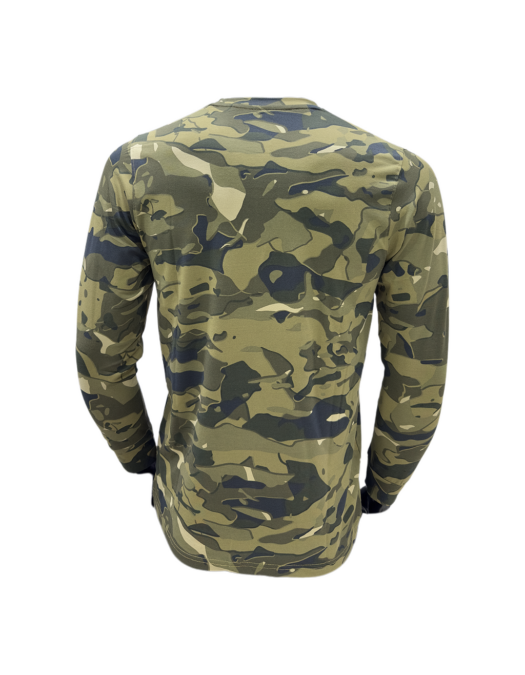 Adventure Hut Camouflage Navy Full Sleeve T-Shirt – ADV BGK New Print (Cotton Stretch)