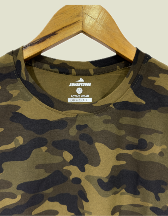 Adventure Hut Camouflage Brown  T-Shirt