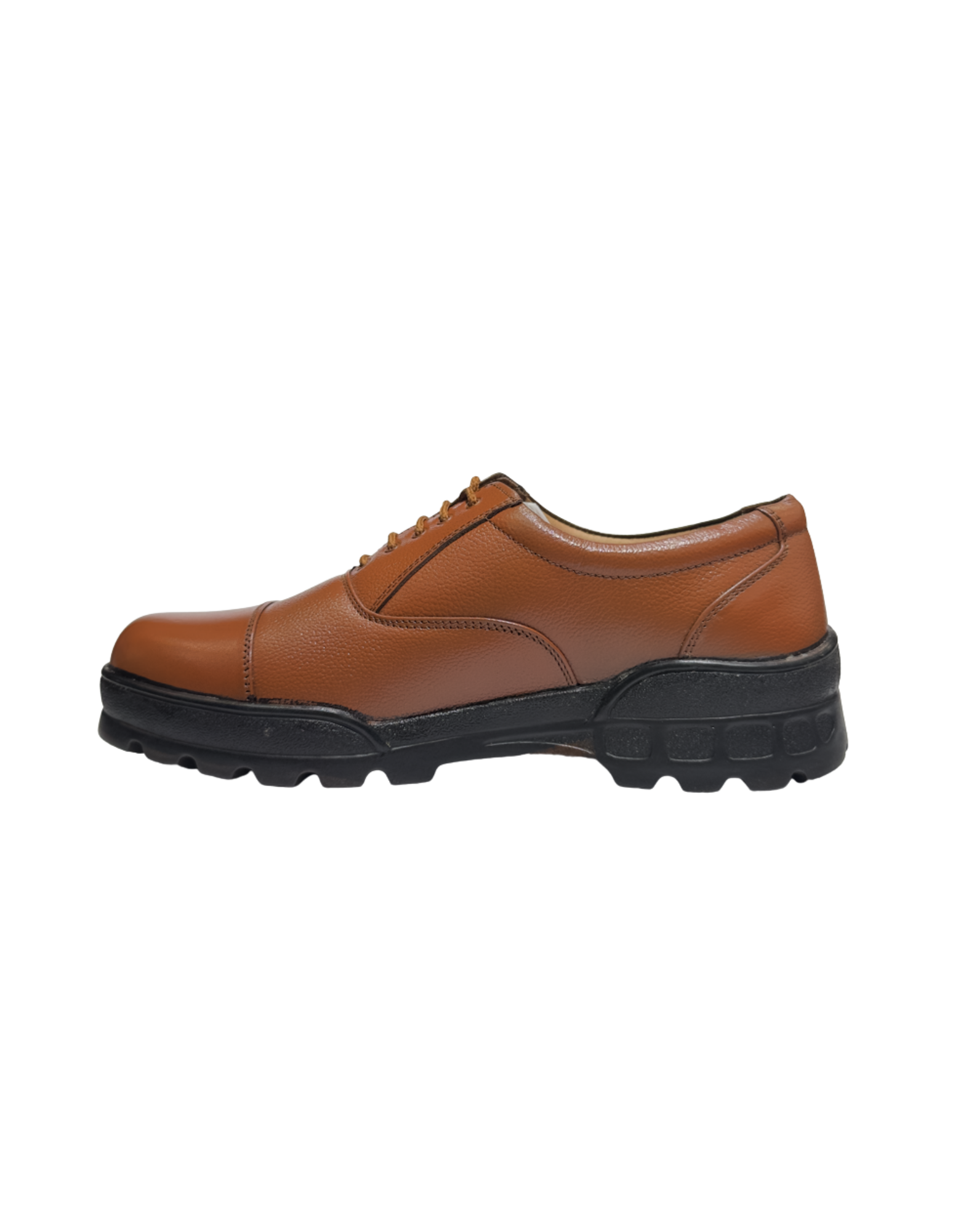 DMS Cut Police Commando Shoes – Brown Tactical Leather Army Footwear