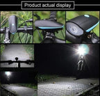 2-in-1 Rechargeable with (3 Modes)|Cycle Lights Rechargeable Waterproof (140 dB) LED Front Light | THE ADVENTURE HUT