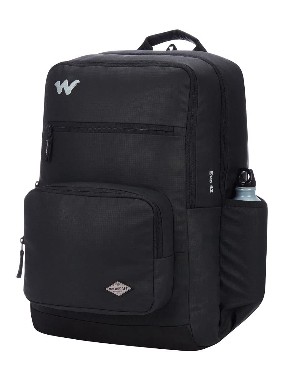 Wildcraft Evo 42L Backpack (12961) (Black Coated) - The Adventure Hut