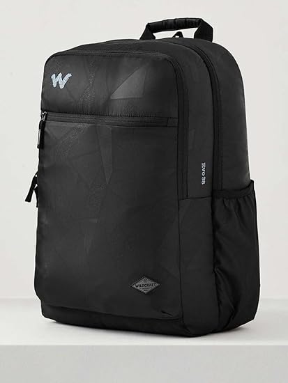 Wildcraft Evo 35L Backpack with Rain Cover (12960) (Mosaic Black) - The Adventure Hut