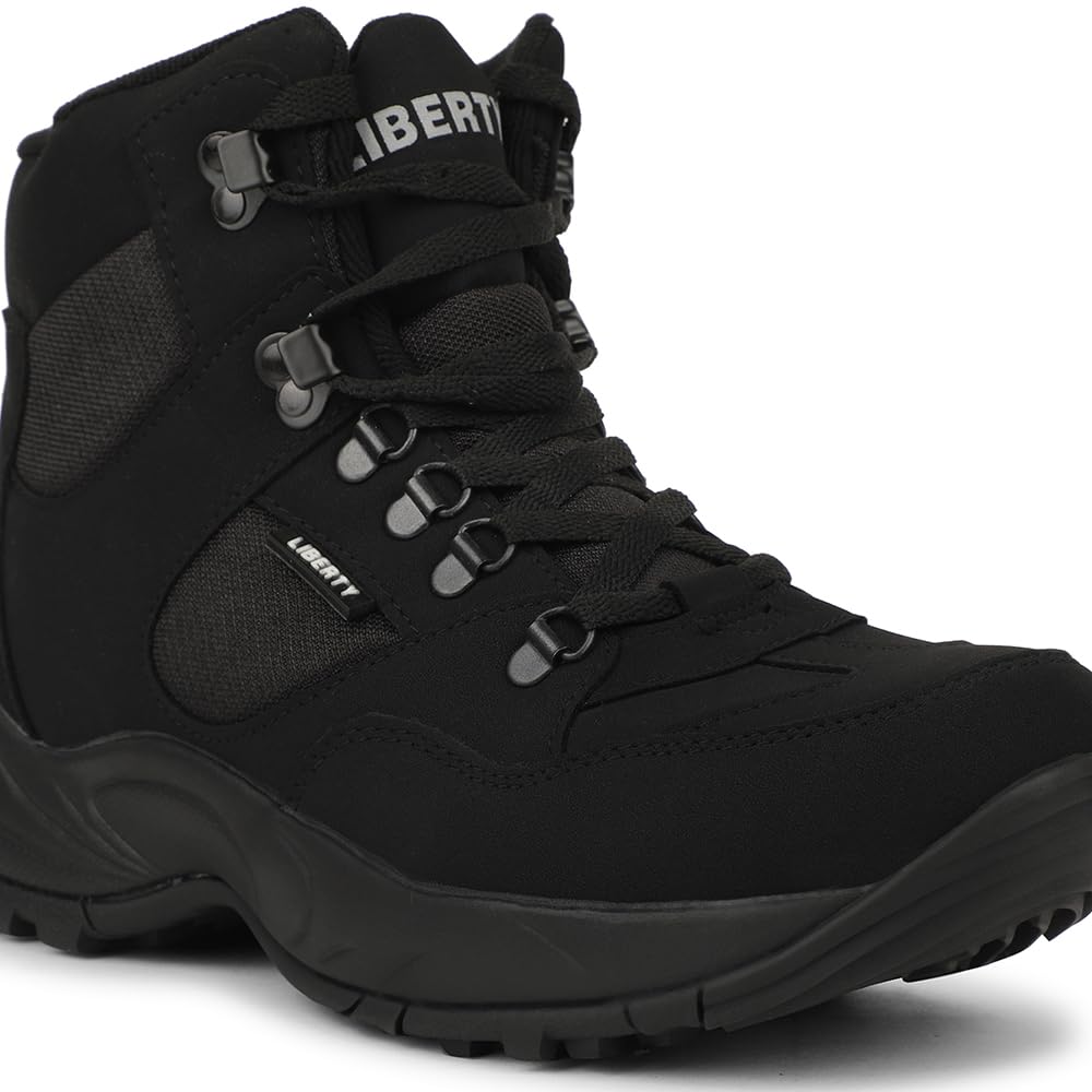 Liberty Freedom EVEREST-Black Safety Shoes for Men with EVA Sole | Comfortable & Durable - The Adventure Hut