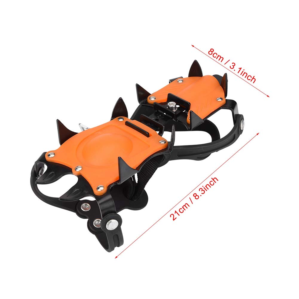 Crampons, Anti Slip Shoe Grips Climbing,Mountaineering Crampons BY-BMTZ4 universal [TK-4705]