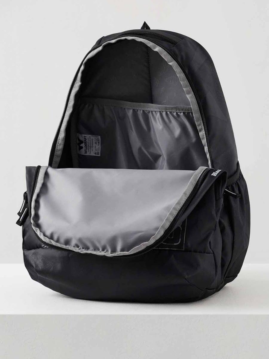 WILDCRAFT Blaze Laptop Backpack 35 L (12951) (Black) - The Adventure Hut