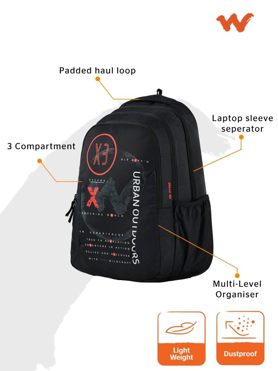 Wildcraft Blaze Laptop Backpack 45 L (12953) - The Adventure Hut
