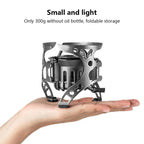 Portable Multi-Fuel Camping Stove with Fuel Bottle – Lightweight Outdoor Cooking Gear for Hiking, Backpacking & Survival BRS-8 - The Adventure Hut
