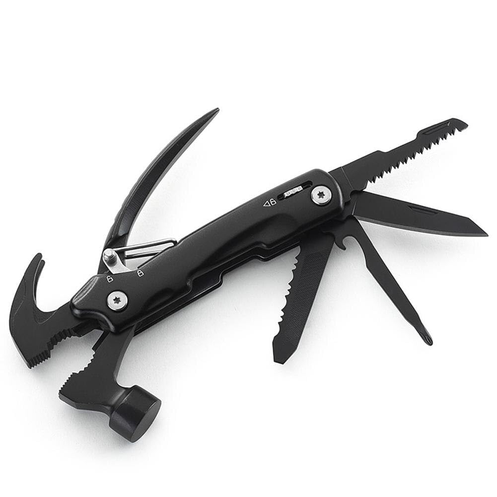 Multi Tool Hammer 12 in 1 - Black Premium - The Adventure Hut