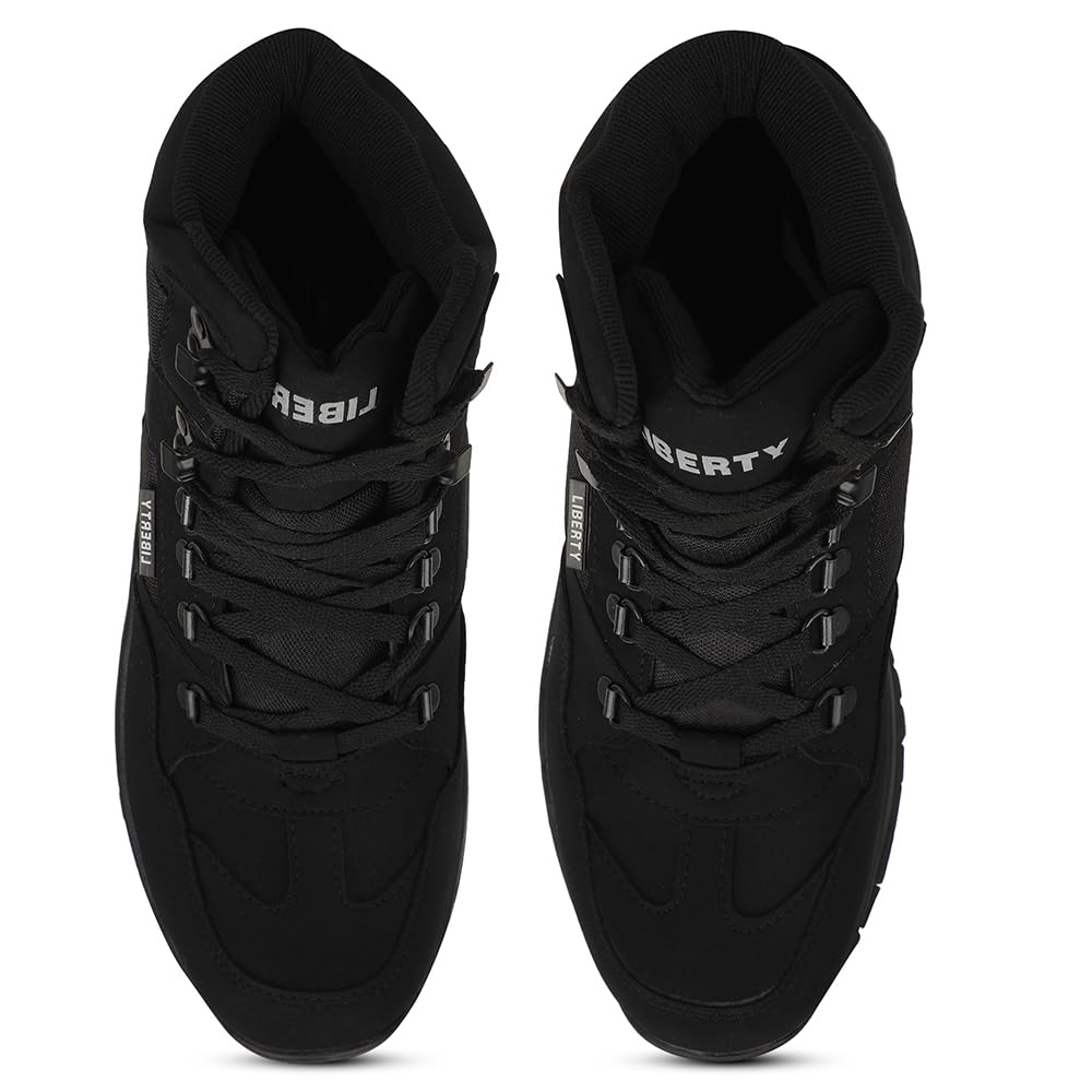Liberty Freedom EVEREST-Black Safety Shoes for Men with EVA Sole | Comfortable & Durable - The Adventure Hut
