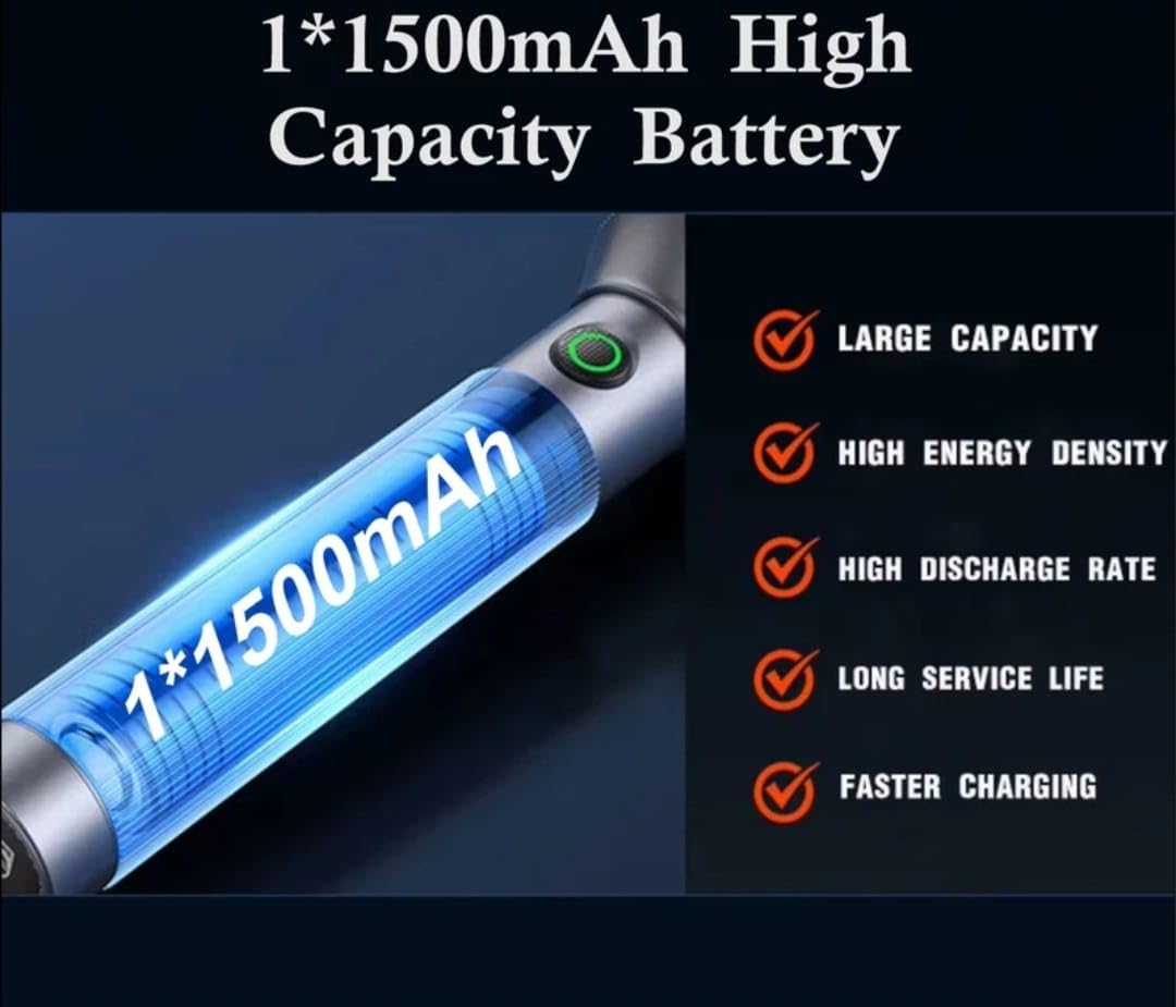 RL-M40 Heavy Duty Metal Torch | 100W+100W Dual Light Rechargeable Torch | THE ADVENTURE HUT