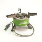 Outdoor 4200W Camping Gas Stove Windproof Folding Gas Stove Hiking Picnic Foldable Cooking Gas Stove