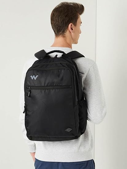 Wildcraft Evo 35L Backpack with Rain Cover (12960) (Mosaic Black) - The Adventure Hut