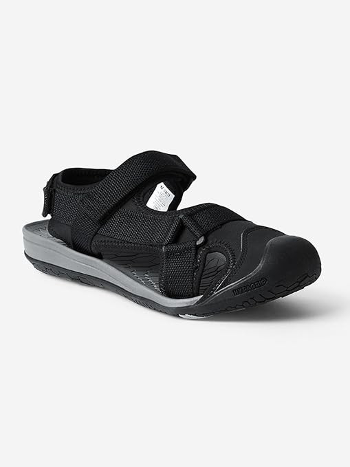 Men Terrano Lite Open Toe Sandal - Black (52004) - The Adventure Hut