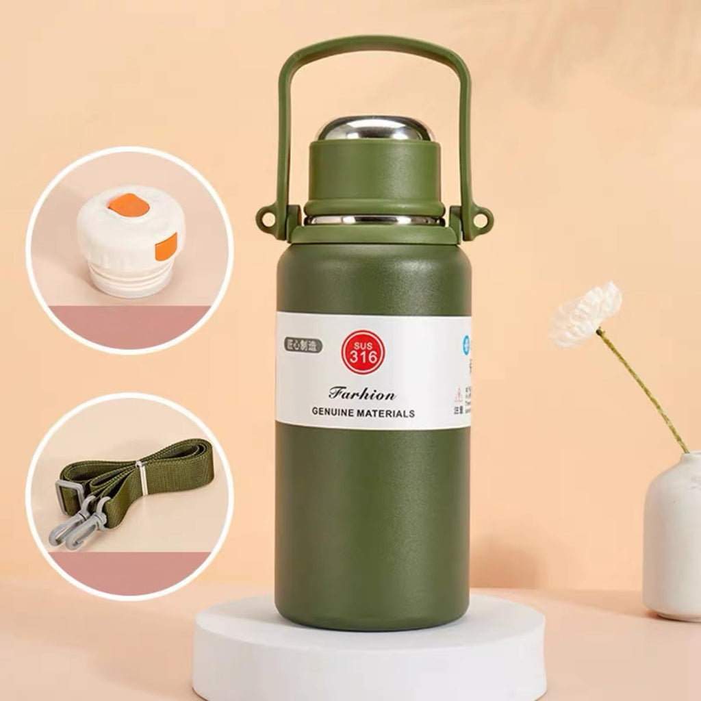 316 Stainless Steel 1.2L - Ice-Cold for 8 Hours Ideal for Camping, Hiking. - The Adventure Hut