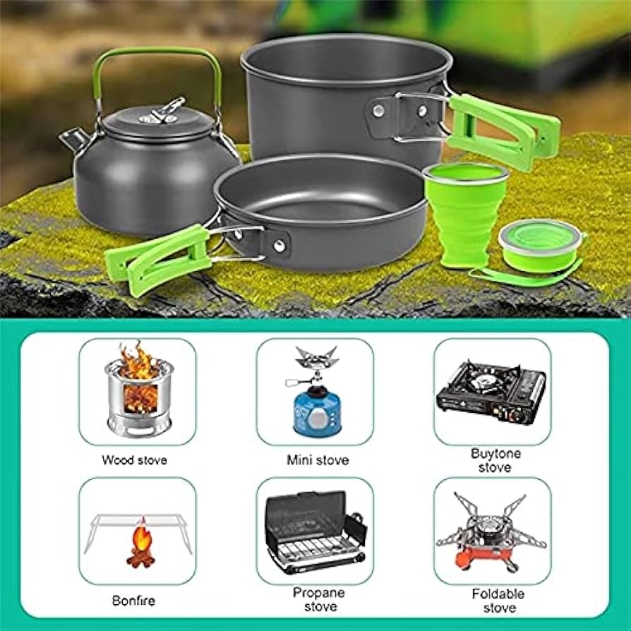 Camping Cooking Kit for 1-2 Person – Lightweight & Compact | The Adventure Hut