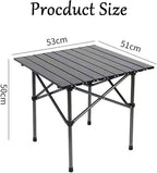 Portable Folding Camping Table – Lightweight Aluminum Outdoor Picnic & Travel Table - The Adventure Hut