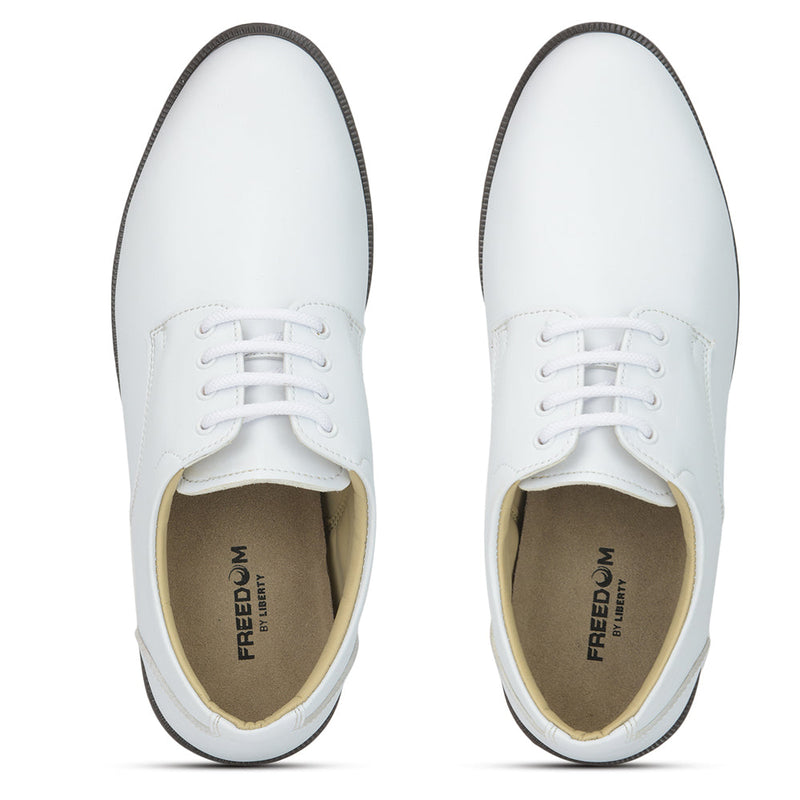 Freedom Formal White Defence Navy Shoes - The Adventure Hut