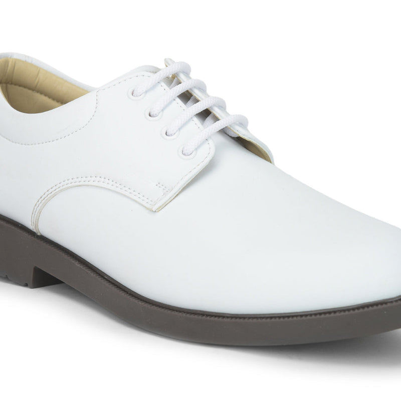 Freedom Formal White Defence Navy Shoes - The Adventure Hut