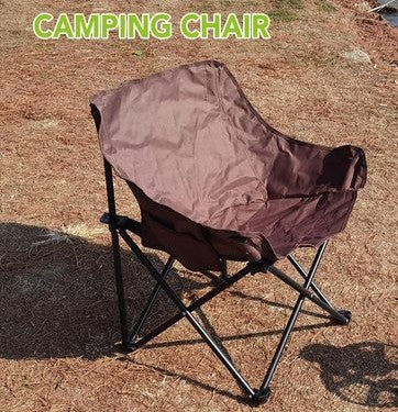 Portable Folding Camping Chair with Armrest & Storage Pocket – Lightweight Outdoor Chair for Camping, Fishing, Hiking & Beach