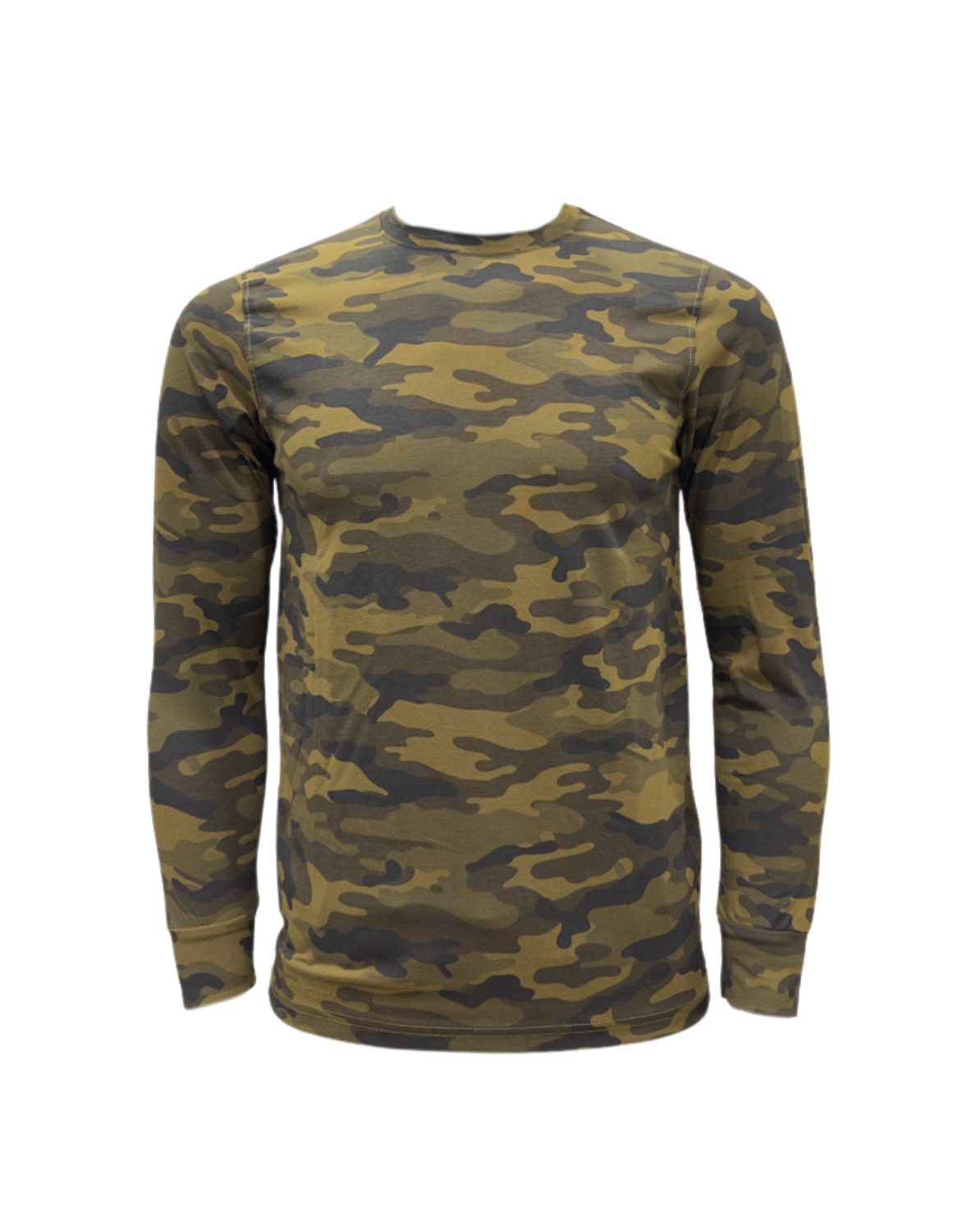 Adventure Hut Camouflage Brown Full Sleeve T-Shirt – Tactical Cotton Stretch Wear