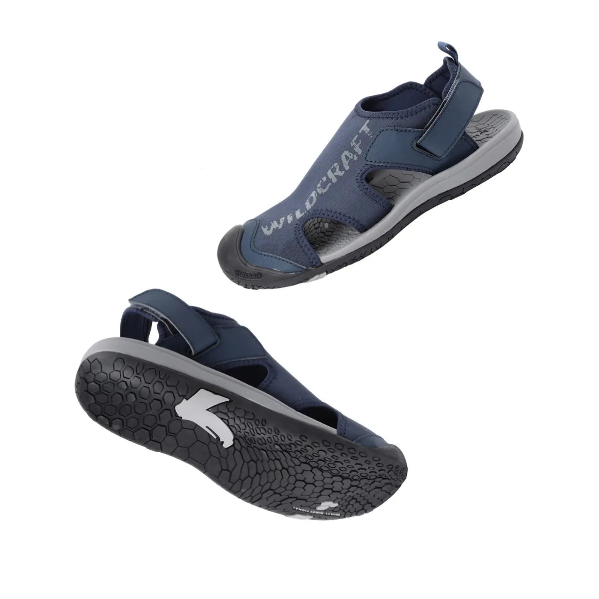 Mens Terrano Outdoor Closed Toe Sandals (51838-Navy) - The Adventure Hut