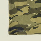 Close-up of a camouflage pattern on fabric