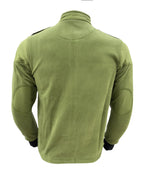Adventure Hut Tactical Light Olive Green Winter Fleece Jacket | Para-Fabric & Multi-Pocket Military Design