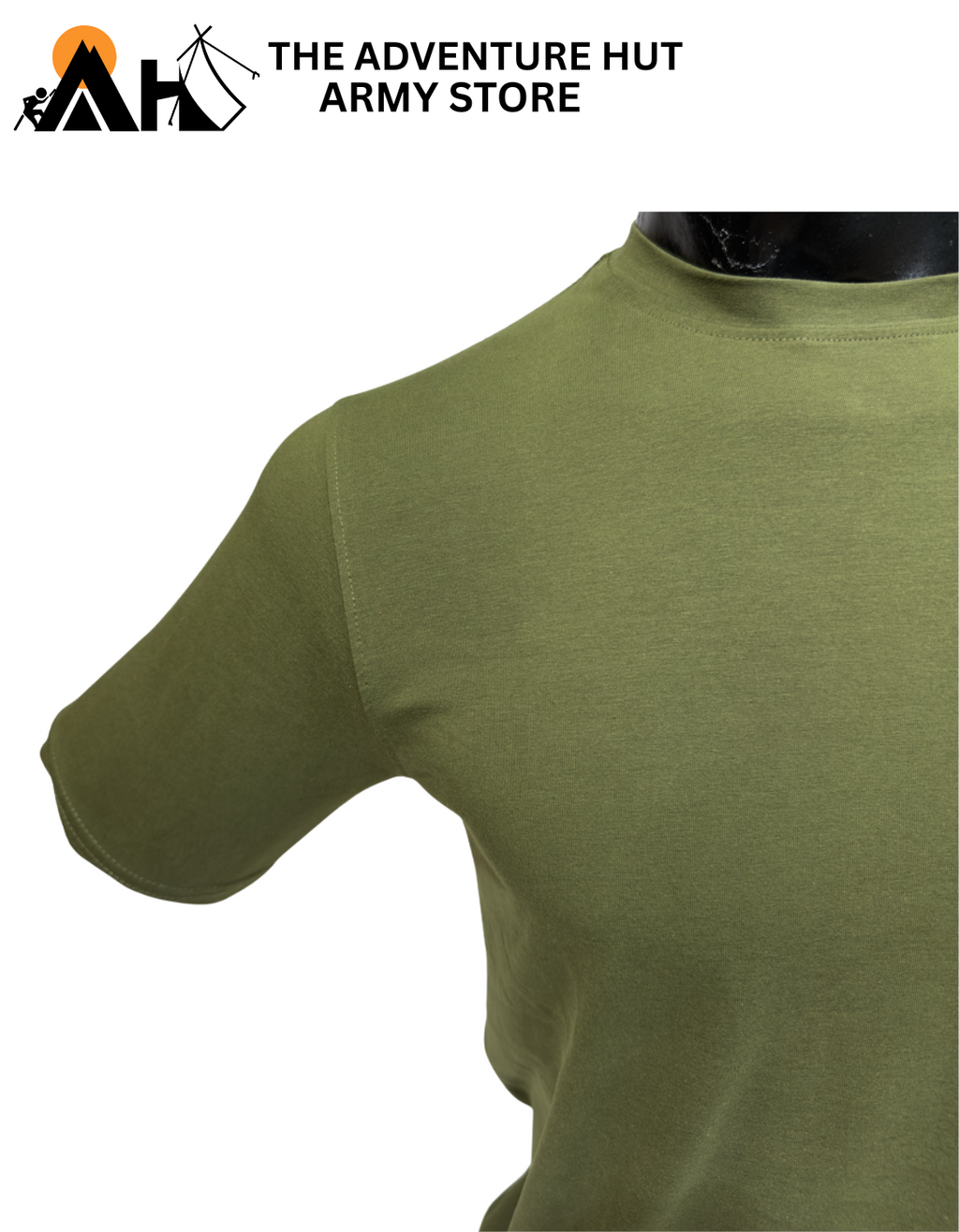 Adventure Hut Black Dry Cool Tec T-Shirt | Quick-Dry Sports & Trekking Wear