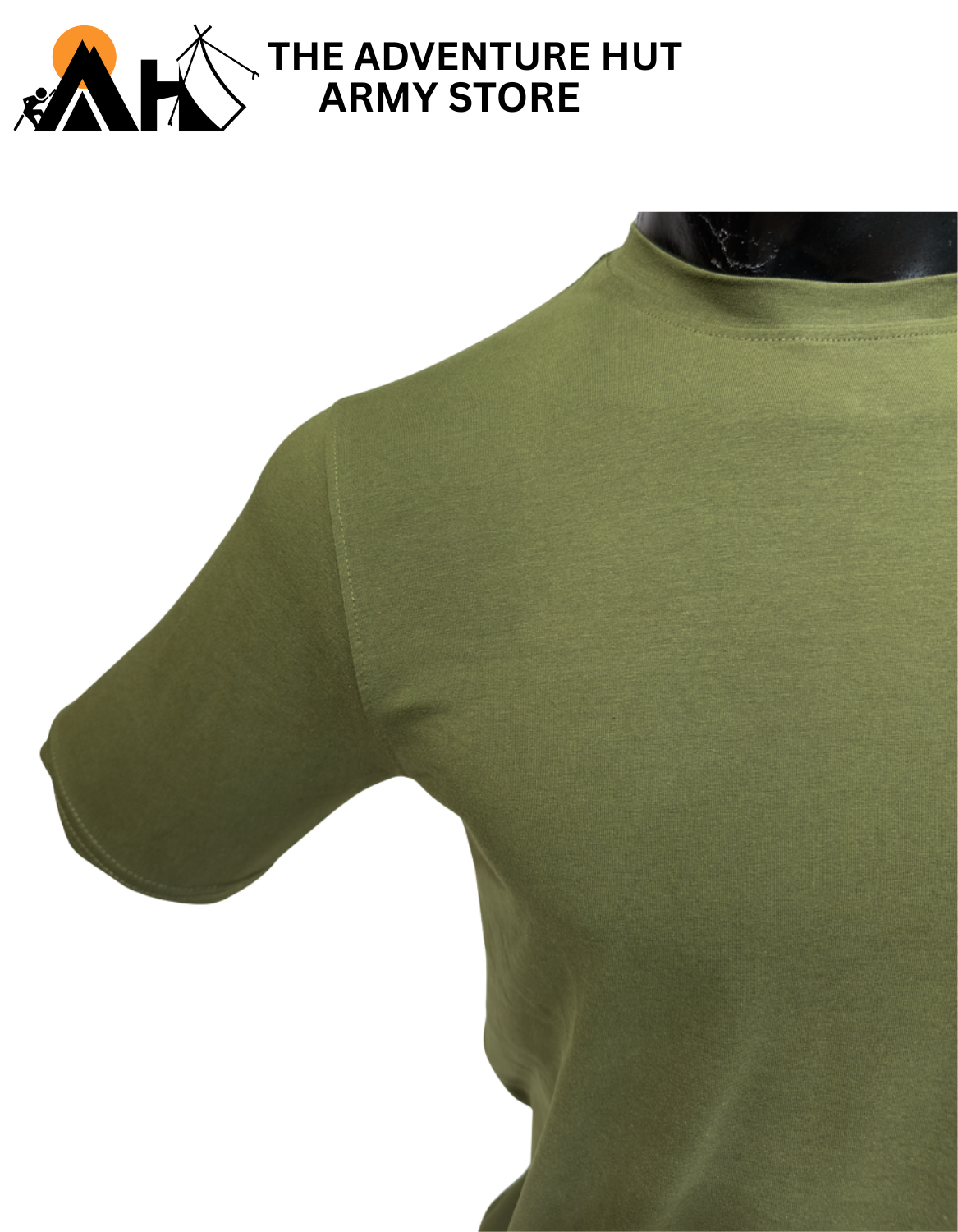 Adventure Hut Black Dry Cool Tec T-Shirt | Quick-Dry Sports & Trekking Wear